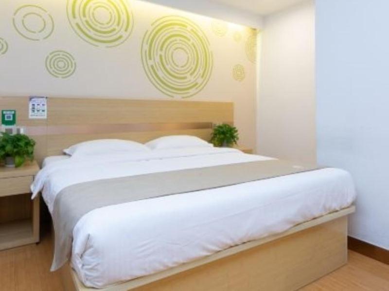 Greentree Inn Shanghai Minhang District Beiqiao Subway Station Express Hotel Eksteriør billede