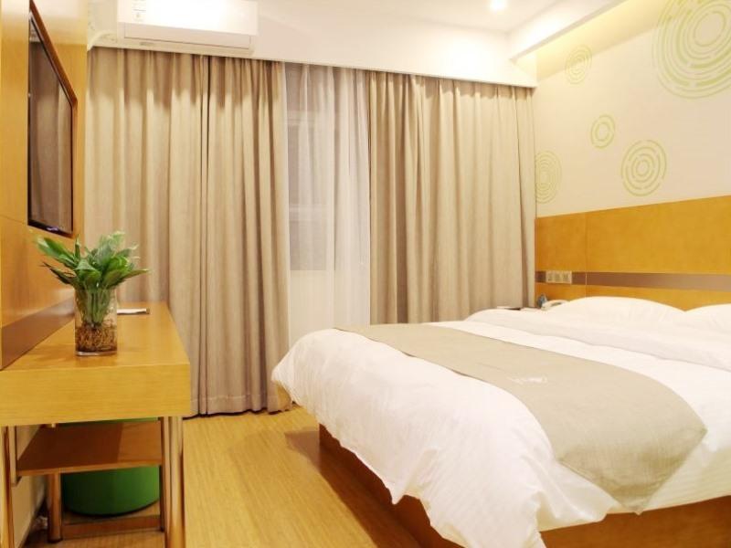 Greentree Inn Shanghai Minhang District Beiqiao Subway Station Express Hotel Eksteriør billede