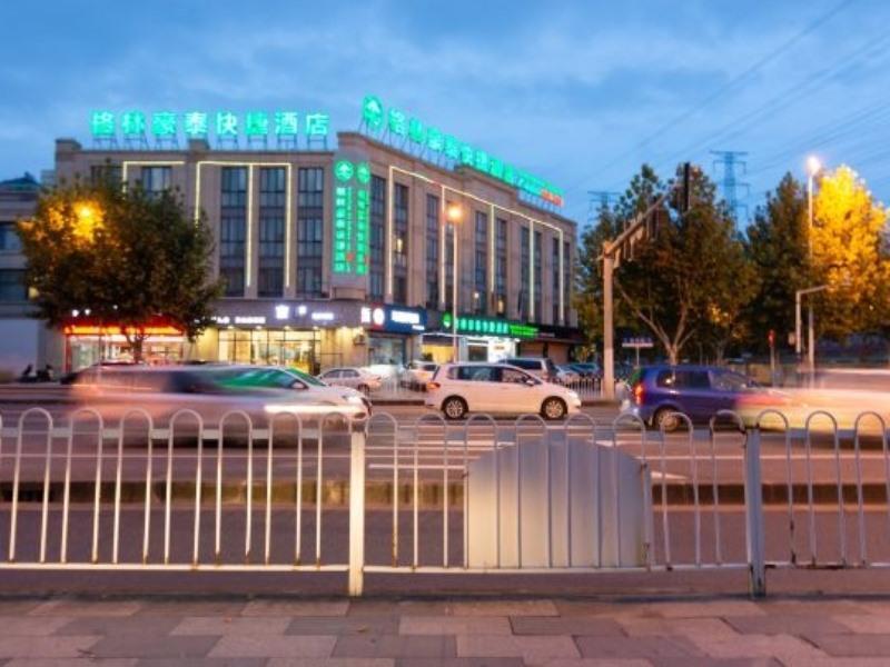 Greentree Inn Shanghai Minhang District Beiqiao Subway Station Express Hotel Eksteriør billede