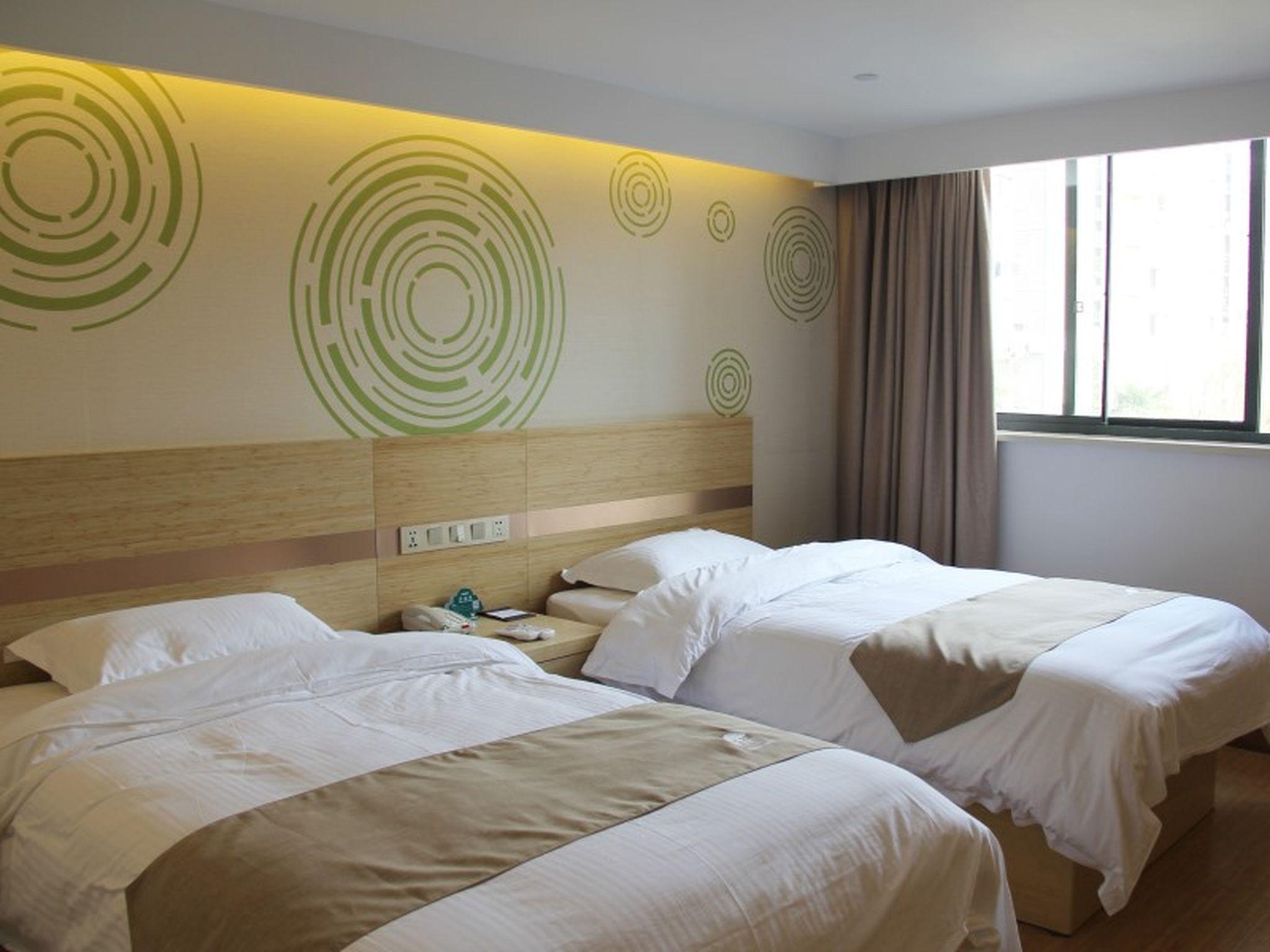 Greentree Inn Shanghai Minhang District Beiqiao Subway Station Express Hotel Eksteriør billede