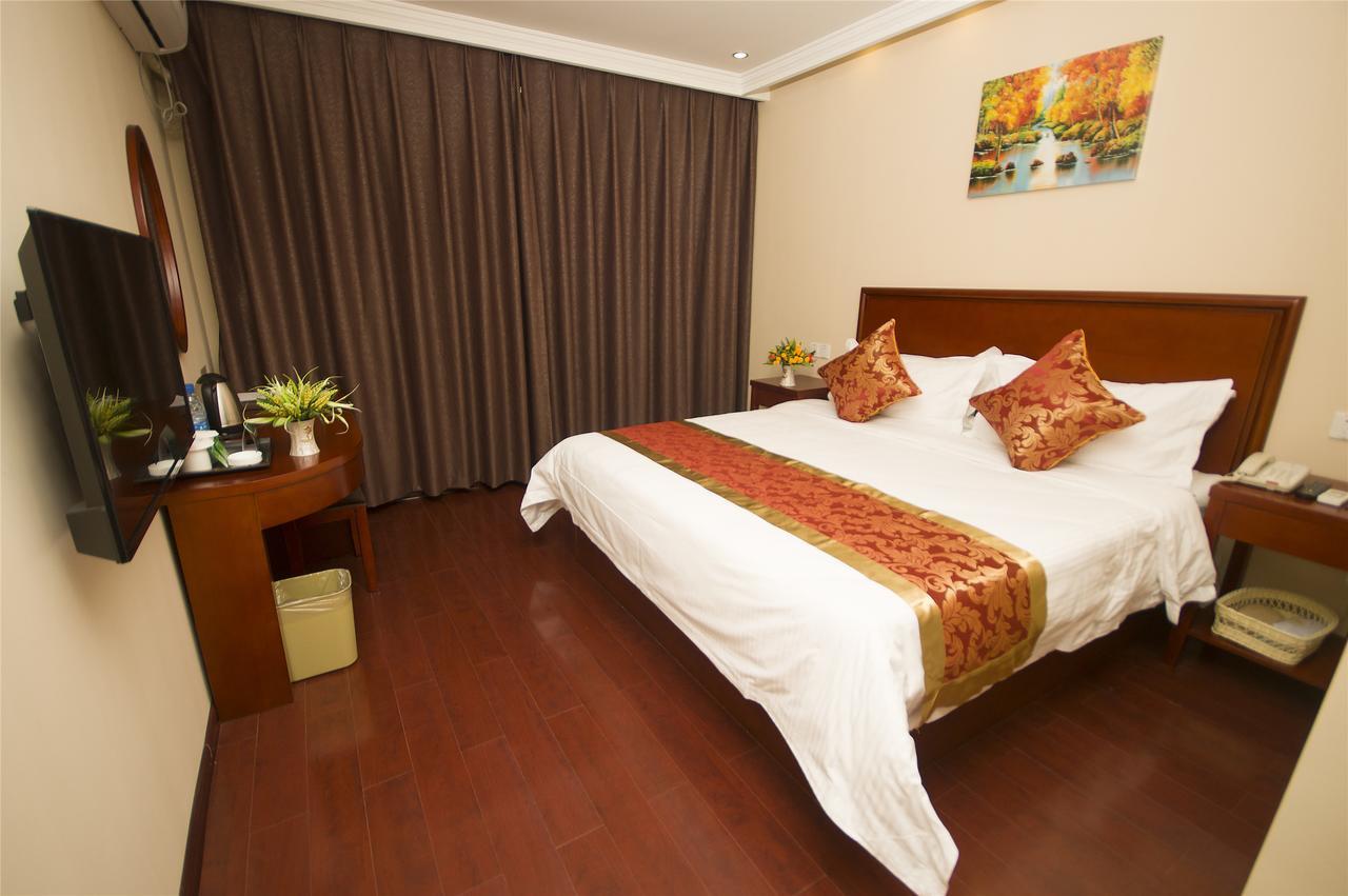 Greentree Inn Shanghai Minhang District Beiqiao Subway Station Express Hotel Eksteriør billede