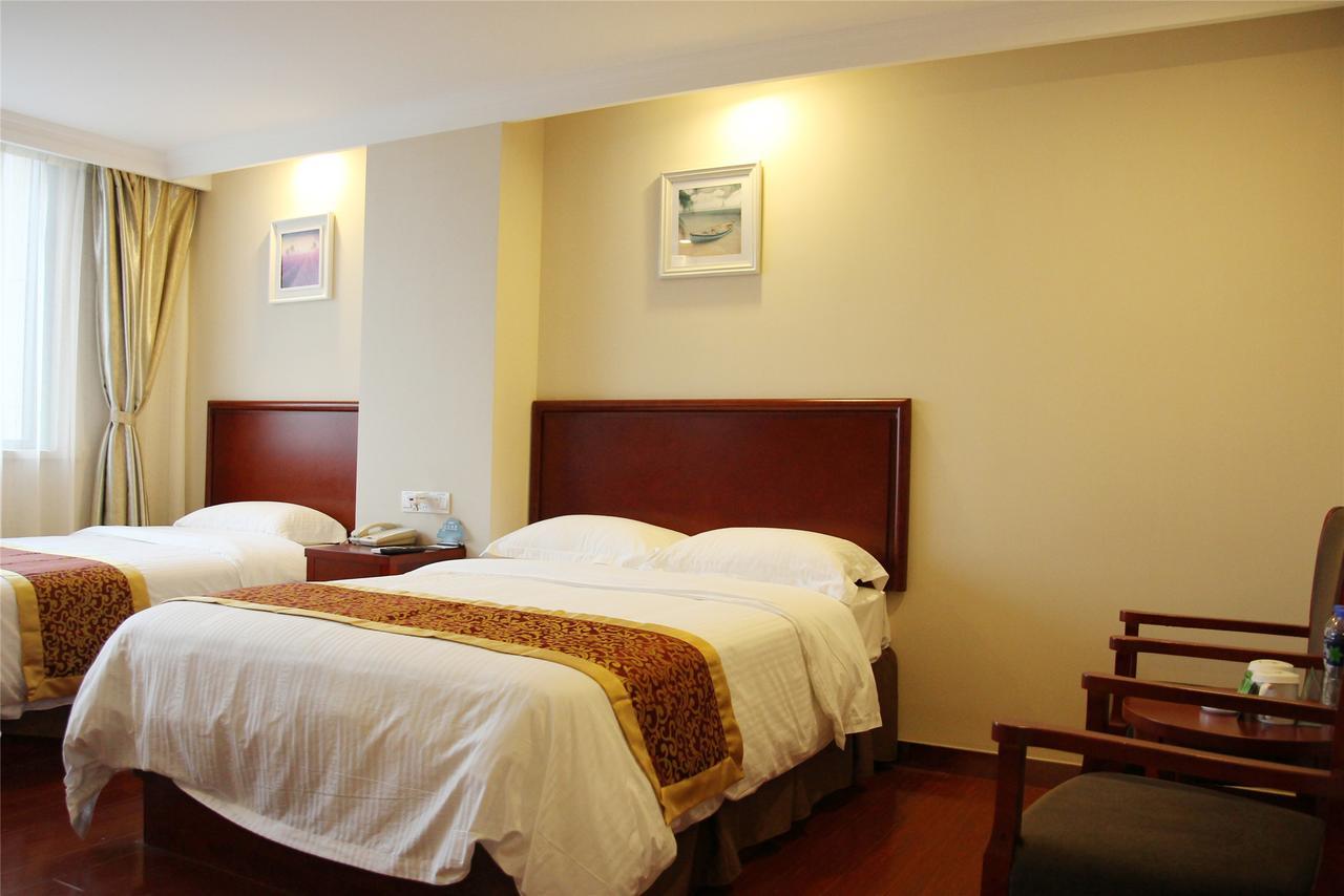 Greentree Inn Shanghai Minhang District Beiqiao Subway Station Express Hotel Eksteriør billede