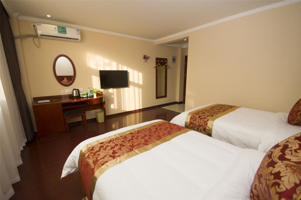 Greentree Inn Shanghai Minhang District Beiqiao Subway Station Express Hotel Eksteriør billede